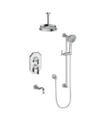 Vogt Carinthia 3-Way Thermostatic Shower Trim with 6-Inch Ceiling Arm Shower Kit Trim TM.CX2.320.316 - Image 5