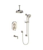 Vogt Carinthia 3-Way Thermostatic Shower Trim with 6-Inch Ceiling Arm Shower Kit Trim TM.CX2.320.316 - Image 3