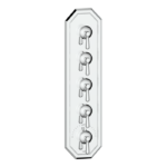 Vogt Carinthia 3/4″ High-Flow Shower Valve Trim 4 Volume Controls TM.CX.450