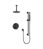 Vogt Drava 2-Way Thermostatic Shower Trim with 6″ Ceiling Arm Shower Kit Trim TM.DA.220.216 - Image 2
