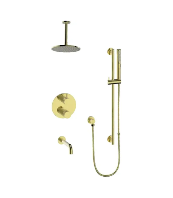 Vogt Drava 3-Way TH Shower Kit Trim with 6″ Ceiling Arm Shower Kit Trim TM.DA.320.316 - Image 5