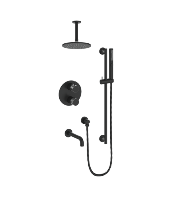 Vogt Drava 3-Way TH Shower Kit Trim with 6″ Ceiling Arm Shower Kit Trim TM.DA.320.316 - Image 3