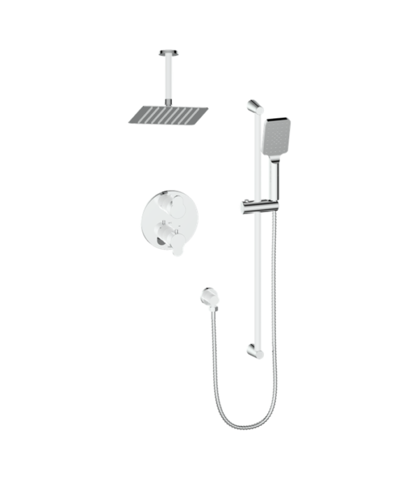 Vogt Lusten 2-Way Shower Trim with 6″ Ceiling Arm Shower Kit Trim TM.LN.220.216 - Image 2