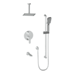 Vogt Lusten 3-Way Shower Trim Kit with 6″ Ceiling Arm Shower Kit Trim TM.LN.310.316
