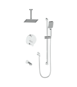 Vogt Lusten 3-Way Shower Kit Trim with 6″ Ceiling Arm Shower Kit Trim TM.LN.320.316