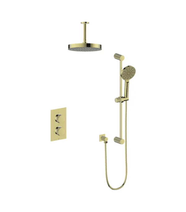Vogt Mond 2-Way Thermostatic Shower Kit Trim with 6″ Ceiling Arm Shower Kit Trim TM.MX.220.216 - Image 3