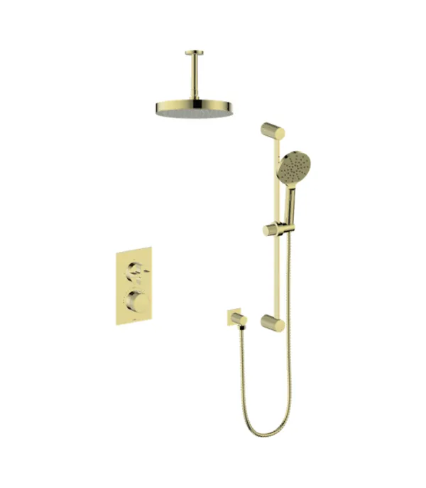 Vogt Mond 2-Way Thermostatic Shower Kit Trim with 6″ Ceiling Arm Shower Kit Trim TM.MX.220.216 - Image 3