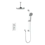 Vogt Mond 2-Way Thermostatic Shower Kit Trim with 6″ Ceiling Arm Shower Kit Trim TM.MX.220.216