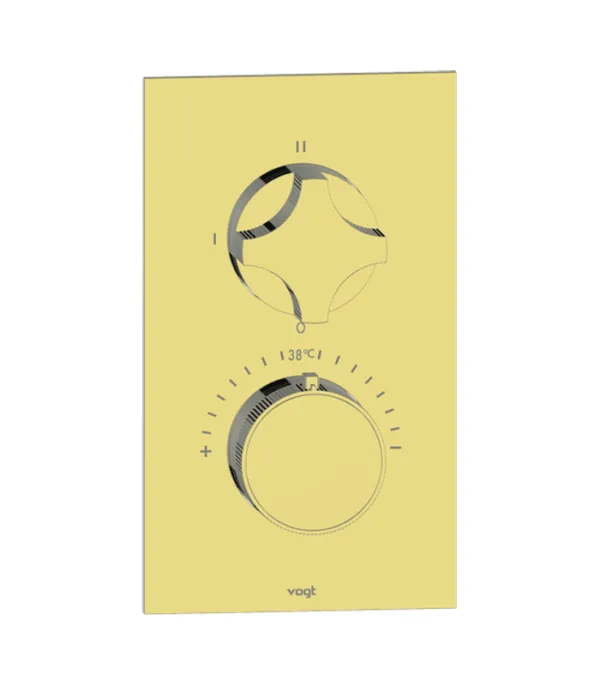 Vogt Mond 2-Way Thermostatic Valve Trim TM.MX.220 - Image 3