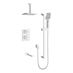 Vogt Niveau 3-Way Shower Kit Trim with 6″ Ceiling Arm TM.NU.320.316