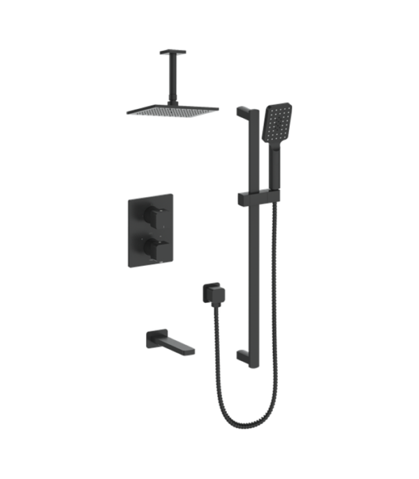 Vogt Niveau 3-Way Shower Kit Trim with 6″ Ceiling Arm TM.NU.320.316 - Image 2