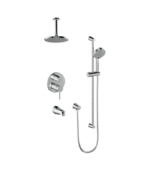 Vogt Worgl 3-Way PB Shower Kit Trim with 6-Inch Ceiling Arm TM.OR.310.316