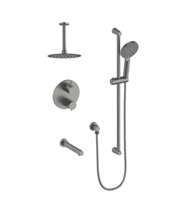 Vogt Worgl 6″ Ceiling Arm 3-Way Shower Kit Trim Shower Kit Trim TM.WL.320.316 - Image 5