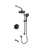 Vogt Zehn 3-Way Shower Trim Kit with 6-Inch Ceiling Arm Shower Kit Trim TM.ZX.320.316 - Image 8