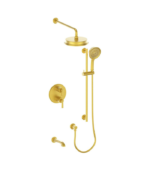 Vogt Zehn 3-Way Shower Trim Kit with 6-Inch Ceiling Arm Shower Kit Trim TM.ZX.320.316 - Image 4