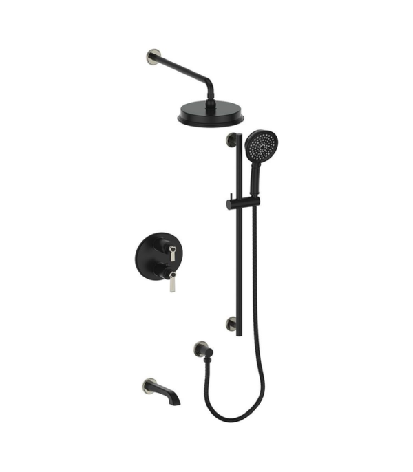 Vogt Zehn 3-Way Shower Trim Kit with 6-Inch Ceiling Arm Shower Kit Trim TM.ZX.320.316 - Image 7