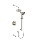 Vogt Zehn 3-Way Shower Trim Kit with 6-Inch Ceiling Arm Shower Kit Trim TM.ZX.320.316 - Image 3