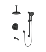 Vogt Zehn 3-Way Shower Trim Kit with 6-Inch Ceiling Arm Shower Kit Trim TM.ZX.320.316 - Image 2