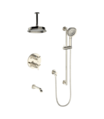 Vogt Zehn 3-Way Shower Trim Kit with 6-Inch Ceiling Arm Shower Kit Trim TM.ZX.320.316 - Image 3