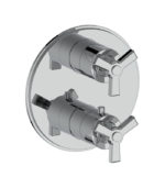 Vogt Zehn 3-Way Shower Trim Kit with 6-Inch Ceiling Arm Shower Kit Trim TM.ZX.320.316