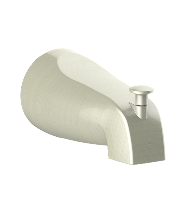 Vogt Round Slip-On Tub Spout with Diverter Bathroom Fixture TS.42.07 - Image 2