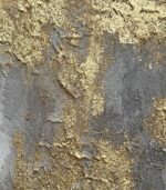 Bain Signature Whispers in Gold 36x48-Inch Hand-Painted Canvas Painting Natural Wood Frame - Image 6