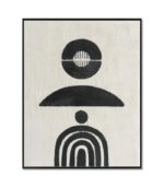 Bain Signature Transient Harmony 36x48-Inch Hand-Painted Canvas Painting Black Frame - Image 3