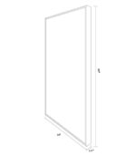 Bain Signature Evolving Spaces 30x60-Inch Hand-Painted Canvas Painting Black Wood Frame - Image 2