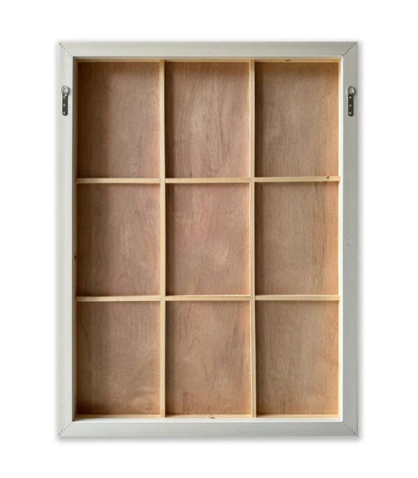 Bain Signature Dynamic Balance 36x48-Inch Hand-Painted Canvas Painting Natural Wood Frame - Image 3