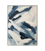 Bain Signature Unseen Pathways 36x48 Inch Hand-Painted Wall Art Whitewash Wood WA168-3648 - Image 2