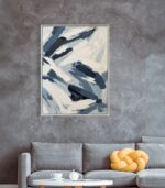 Bain Signature Unseen Pathways 36x48 Inch Hand-Painted Wall Art Whitewash Wood WA168-3648