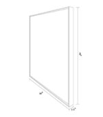 Bain Signature Lines of Calm 36x48 Inch Hand Painted Wall Art Whitewash Wood WA169-3648 - Image 4