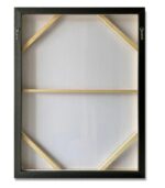 Bain Signature Shifting Boundaries 36x48 Inch Hand Painted Wall Art Black Wood WA170-3648 - Image 4