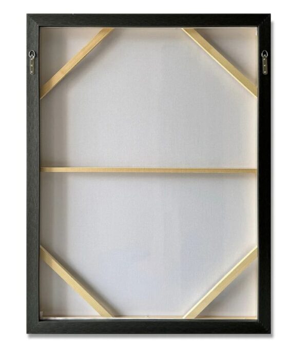 Bain Signature Shifting Boundaries 36x48 Inch Hand Painted Wall Art Black Wood WA170-3648 - Image 4