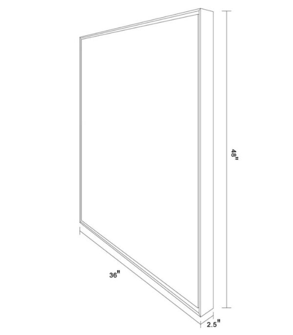 Bain Signature Shifting Boundaries 36x48 Inch Hand Painted Wall Art Black Wood WA170-3648 - Image 5