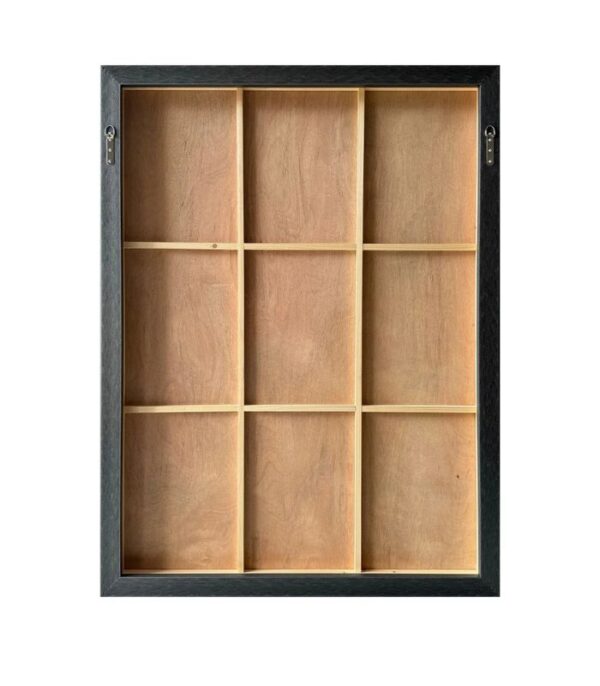 Bain Signature Infinite Flow 36x48 Inch Hand Painted Wall Art Black Wood WA171-3648 - Image 3