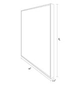 Bain Signature Gentle Motions 36x48 Inch Hand Painted Wall Art Natural Wood WA173-3648 - Image 4