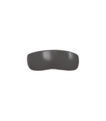 Zitta 16 x 8.25-Inch Oval Bathtub Pillow Black AB00027