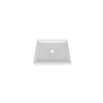 Zitta 32 x 32-Inch Alcove Shower Base Glossy White Acrylic B3232LCACC1
