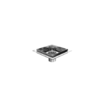 Zitta Square Shower Drain 4 x 4-Inch Stainless Steel Channel Membrane AD0404CLZ16