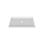 Zitta 42 x 36-Inch Left Wall Shower Base Glossy White Acrylic B4236LRELC1