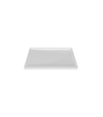 Zitta 48 x 36-Inch Acrylic Shower Base Right Corner Drain Glossy White 12 x 12 Drain - Image 2