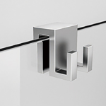 Zitta 8–10mm Robe & Squeegee Hook Polished Chrome AS00022