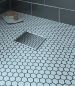 Zitta A1 Square Shower Drain Grate 6 x 6-Inch Stainless Steel Multiple Finishes