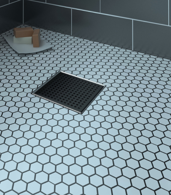 Zitta A1 Square Shower Drain Grate 6 x 6-Inch Stainless Steel Multiple Finishes - Image 2