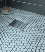 Zitta A1 Square Shower Drain Grate 8 x 8-Inch Stainless Steel Square Pattern AD0808CLA16