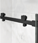 Zitta Alta 48 x 32-Inch Shower Door Matte Black Clear Glass DL14800WSTC71 - Image 3