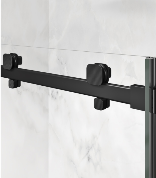Zitta Alta 48 x 32-Inch Shower Door Matte Black Clear Glass DL14800WSTC71 - Image 3