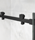 Zitta Alta 60 x 32-Inch Shower Door Matte Black Clear Glass DL16000ASTC71 - Image 4