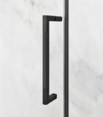 Zitta Alta 60 x 32-Inch Shower Door Matte Black Clear Glass DL16000WSTC71 - Image 3
